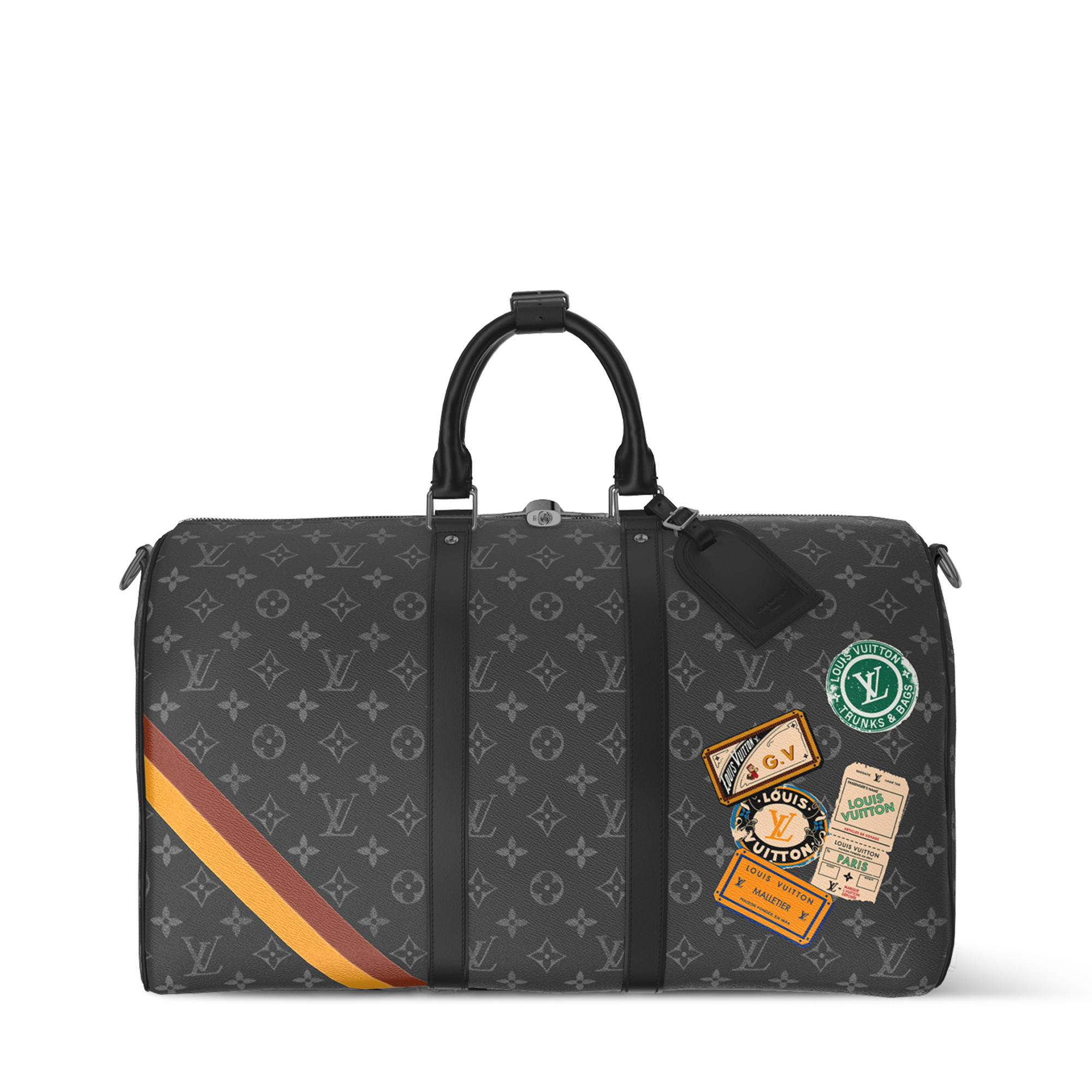 バッグ Louis Vuitton keypall 45 Keepall Bandoulière 45 Monogram Eclipse - Viagem | LOUIS VUITTON ®